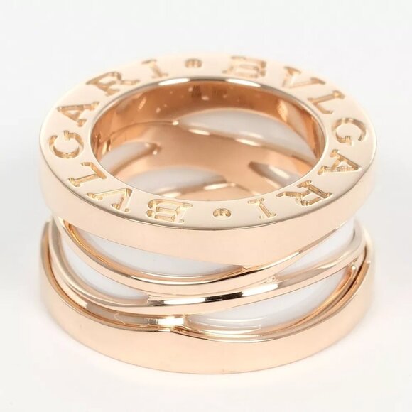 BVLGARI B.ZERO1 Design Legend Necklace Be zero one K18 Pink Gold/ceramic 1... - Picture 5 of 9